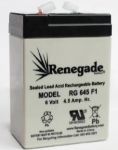 6 Volt, 4.5 Amp Battery  Silent Knight